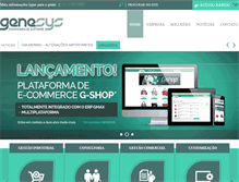 Tablet Screenshot of mail.genesysnh.com.br